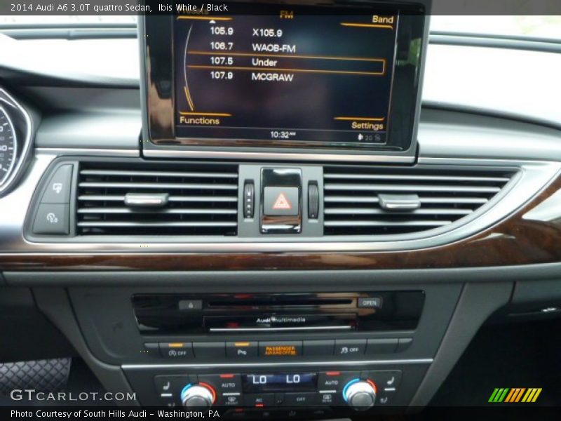 Ibis White / Black 2014 Audi A6 3.0T quattro Sedan