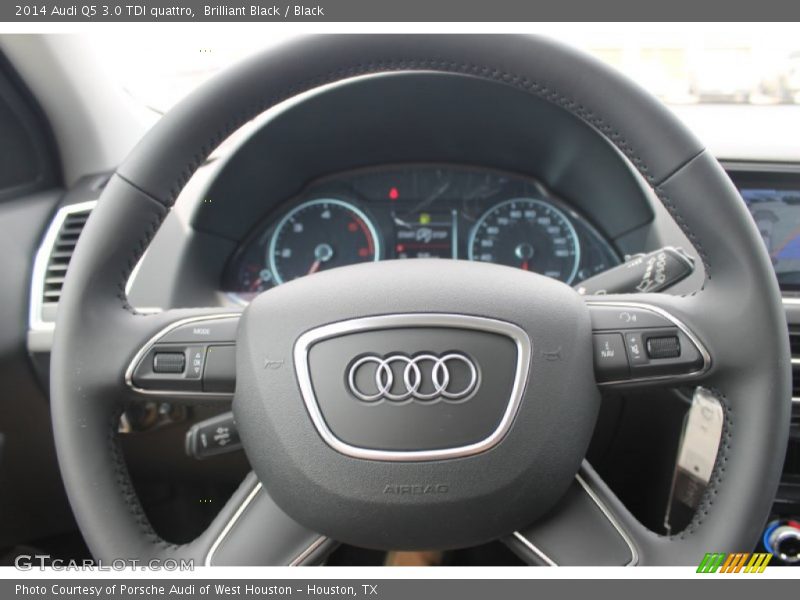 Brilliant Black / Black 2014 Audi Q5 3.0 TDI quattro
