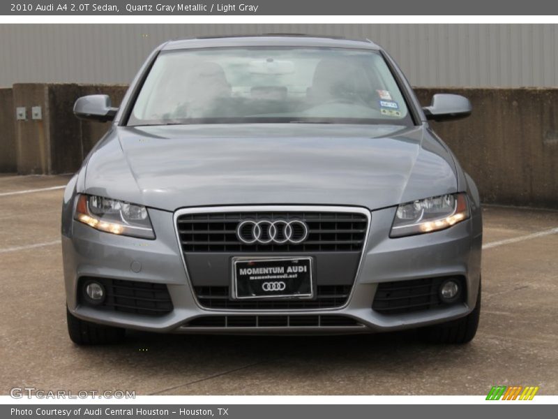 Quartz Gray Metallic / Light Gray 2010 Audi A4 2.0T Sedan
