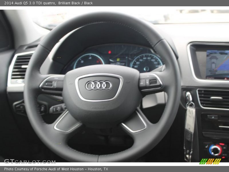 Brilliant Black / Black 2014 Audi Q5 3.0 TDI quattro