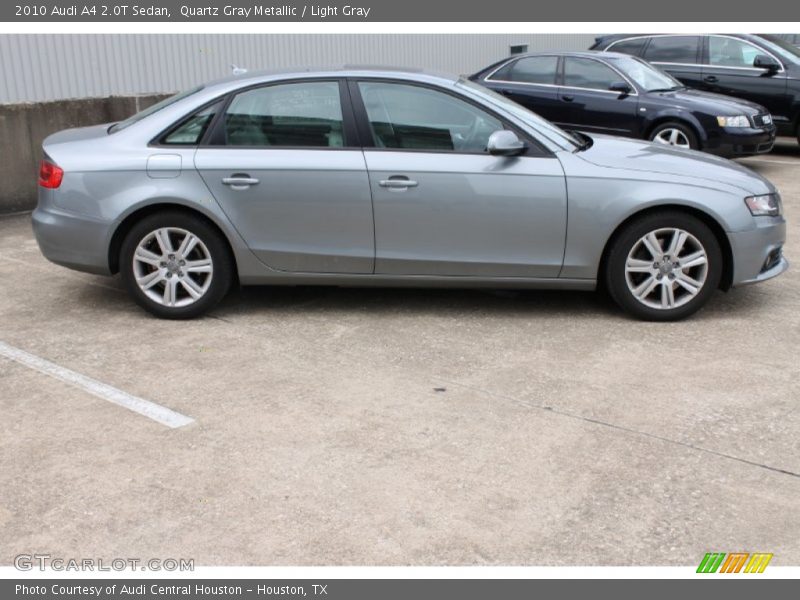 Quartz Gray Metallic / Light Gray 2010 Audi A4 2.0T Sedan
