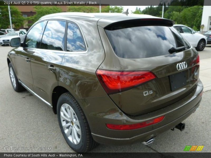 Maya Brown Metallic / Black 2014 Audi Q5 2.0 TFSI quattro