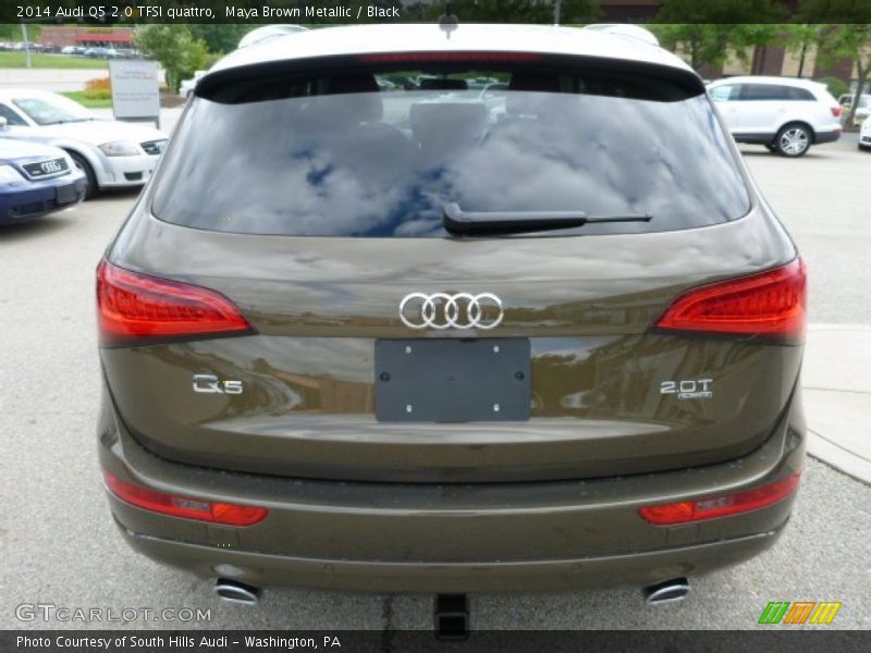 Maya Brown Metallic / Black 2014 Audi Q5 2.0 TFSI quattro