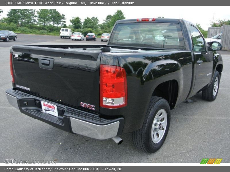 Onyx Black / Dark Titanium 2008 GMC Sierra 1500 Work Truck Regular Cab