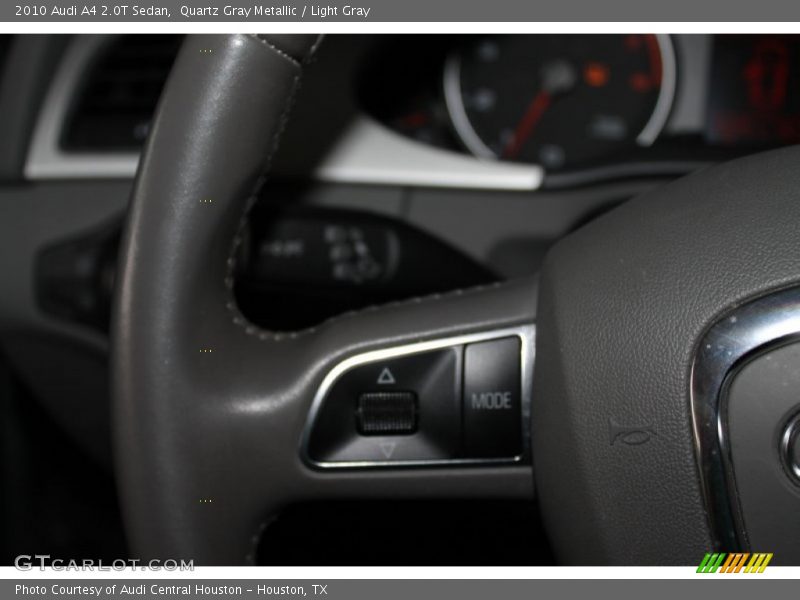 Quartz Gray Metallic / Light Gray 2010 Audi A4 2.0T Sedan
