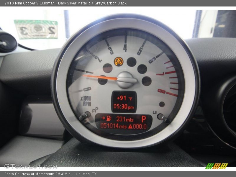 Dark Silver Metallic / Grey/Carbon Black 2010 Mini Cooper S Clubman