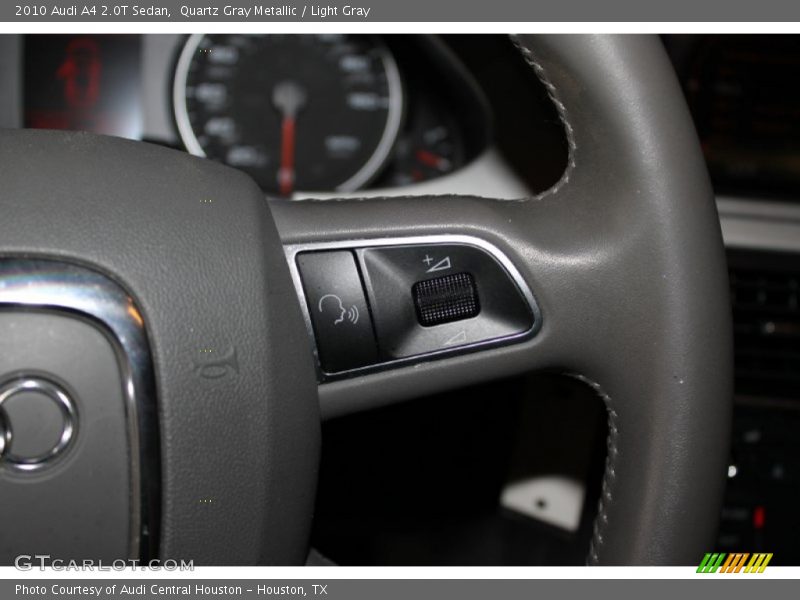 Quartz Gray Metallic / Light Gray 2010 Audi A4 2.0T Sedan