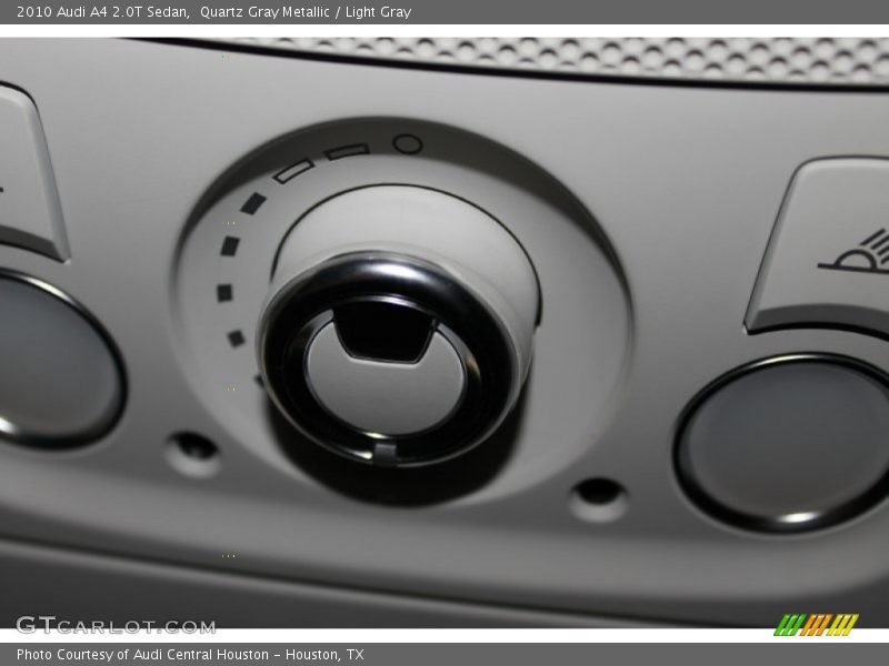 Quartz Gray Metallic / Light Gray 2010 Audi A4 2.0T Sedan