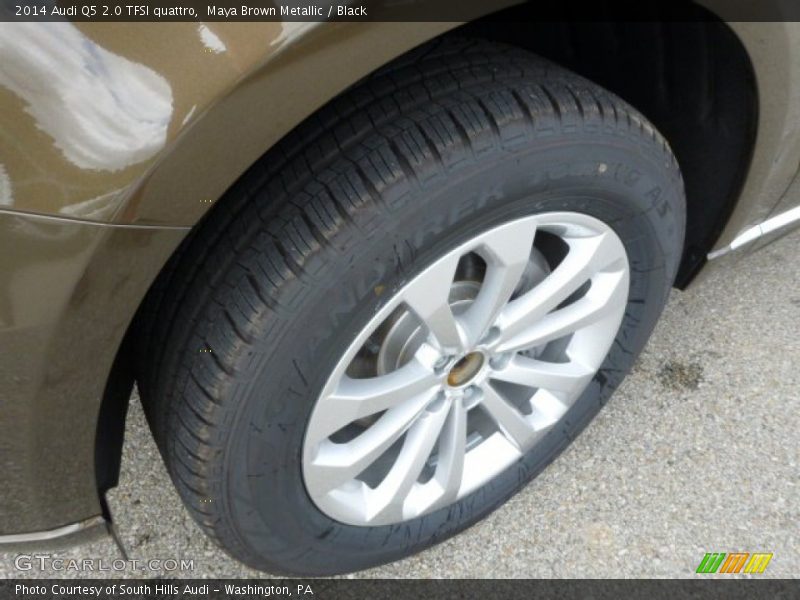 Maya Brown Metallic / Black 2014 Audi Q5 2.0 TFSI quattro