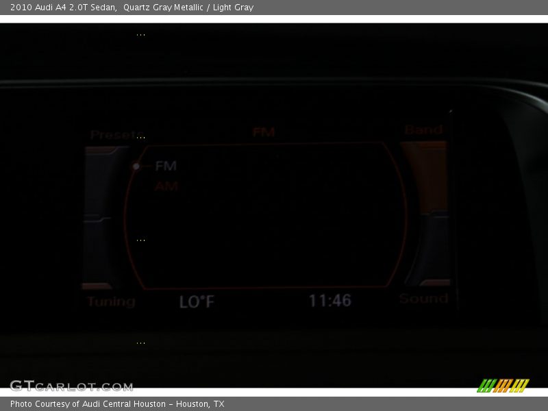 Quartz Gray Metallic / Light Gray 2010 Audi A4 2.0T Sedan