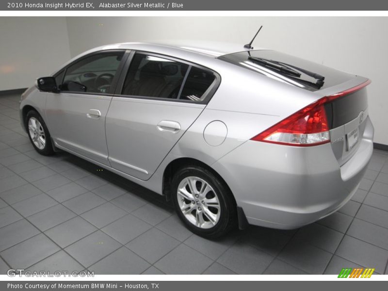 Alabaster Silver Metallic / Blue 2010 Honda Insight Hybrid EX