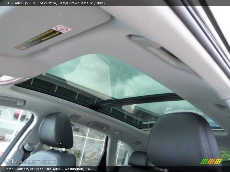 Maya Brown Metallic / Black 2014 Audi Q5 2.0 TFSI quattro