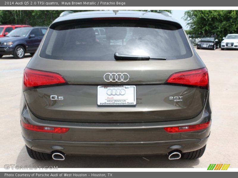 Maya Brown Metallic / Pistachio Beige 2014 Audi Q5 2.0 TFSI quattro