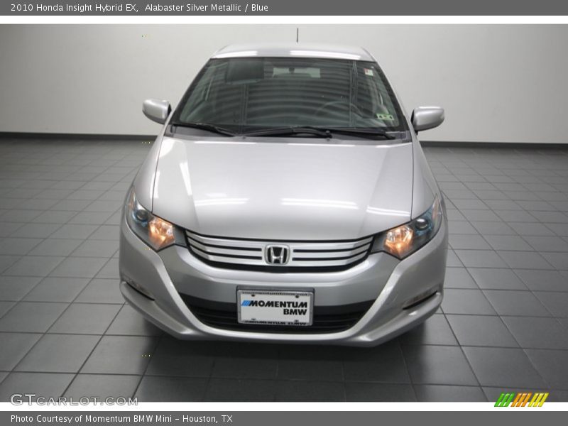 Alabaster Silver Metallic / Blue 2010 Honda Insight Hybrid EX