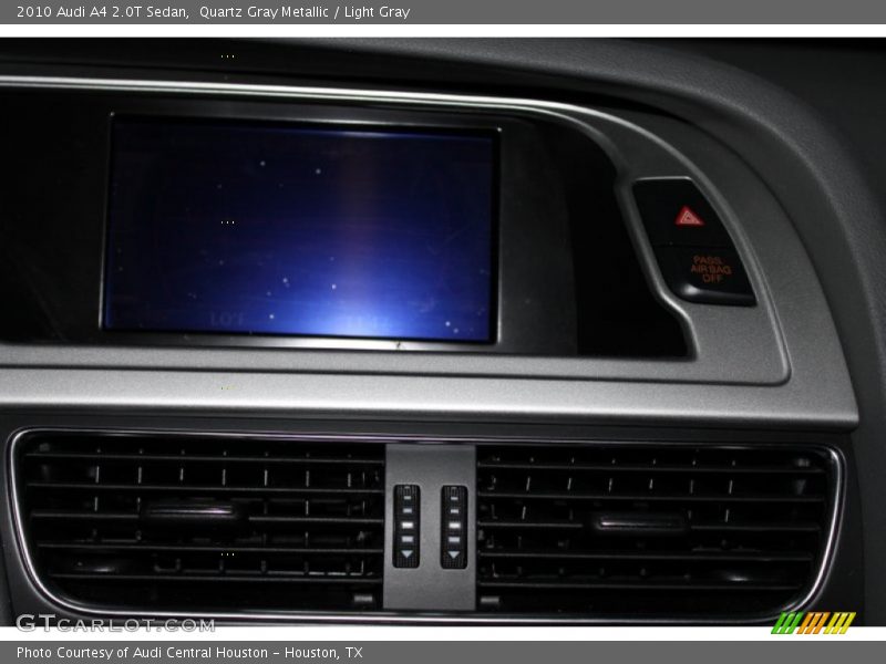 Quartz Gray Metallic / Light Gray 2010 Audi A4 2.0T Sedan