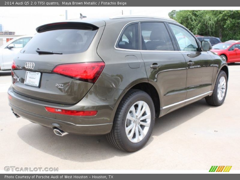 Maya Brown Metallic / Pistachio Beige 2014 Audi Q5 2.0 TFSI quattro
