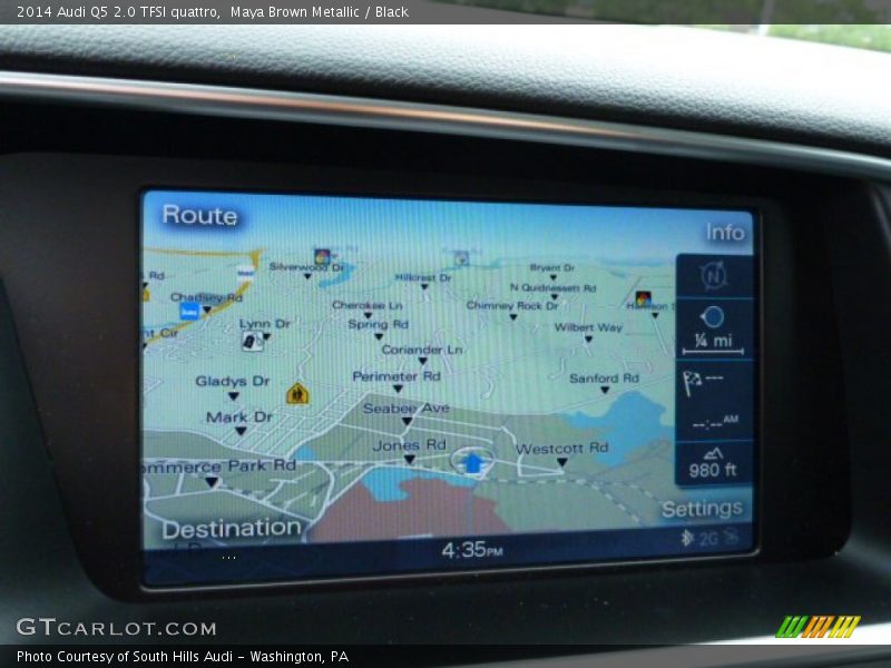 Maya Brown Metallic / Black 2014 Audi Q5 2.0 TFSI quattro