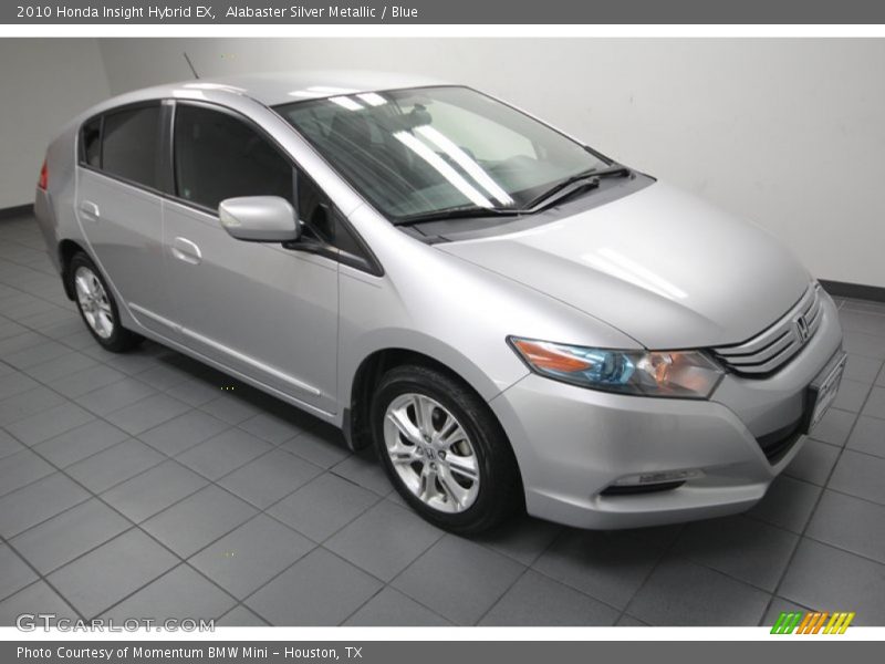 Alabaster Silver Metallic / Blue 2010 Honda Insight Hybrid EX