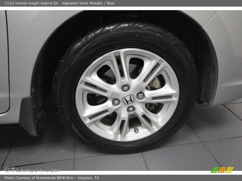 Alabaster Silver Metallic / Blue 2010 Honda Insight Hybrid EX