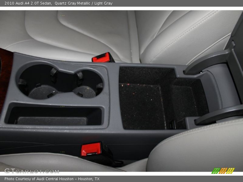 Quartz Gray Metallic / Light Gray 2010 Audi A4 2.0T Sedan