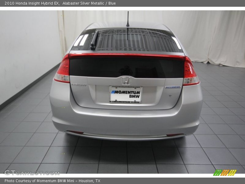 Alabaster Silver Metallic / Blue 2010 Honda Insight Hybrid EX