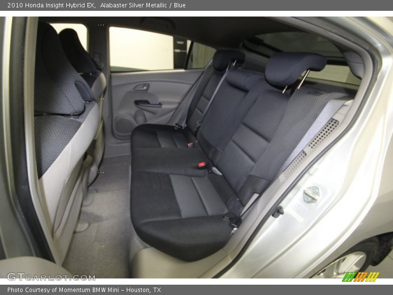 Alabaster Silver Metallic / Blue 2010 Honda Insight Hybrid EX