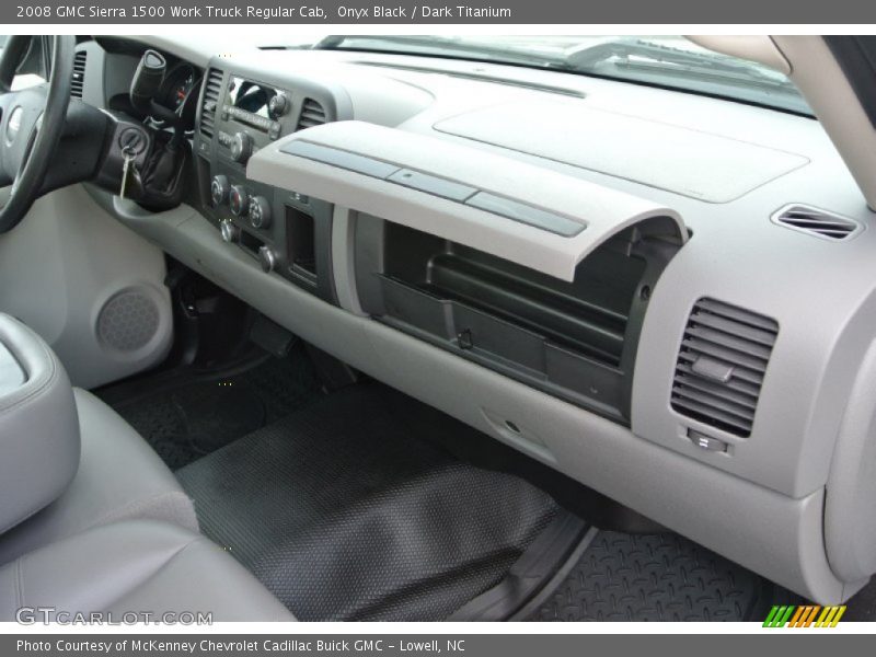 Onyx Black / Dark Titanium 2008 GMC Sierra 1500 Work Truck Regular Cab