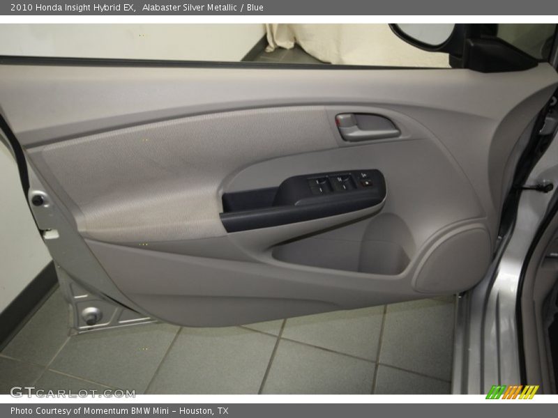 Alabaster Silver Metallic / Blue 2010 Honda Insight Hybrid EX