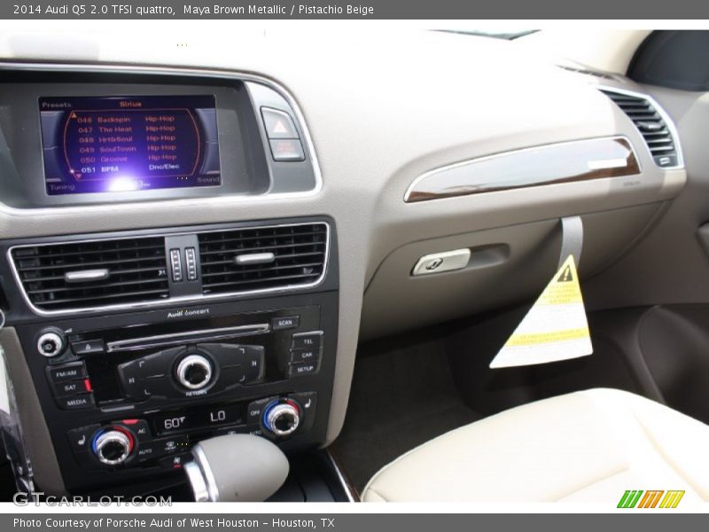 Maya Brown Metallic / Pistachio Beige 2014 Audi Q5 2.0 TFSI quattro