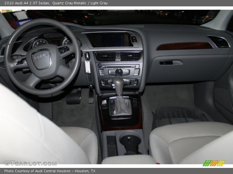 Quartz Gray Metallic / Light Gray 2010 Audi A4 2.0T Sedan