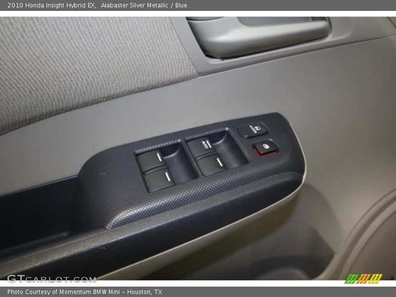Alabaster Silver Metallic / Blue 2010 Honda Insight Hybrid EX