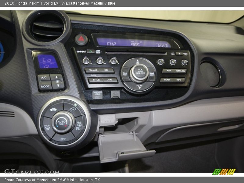 Alabaster Silver Metallic / Blue 2010 Honda Insight Hybrid EX