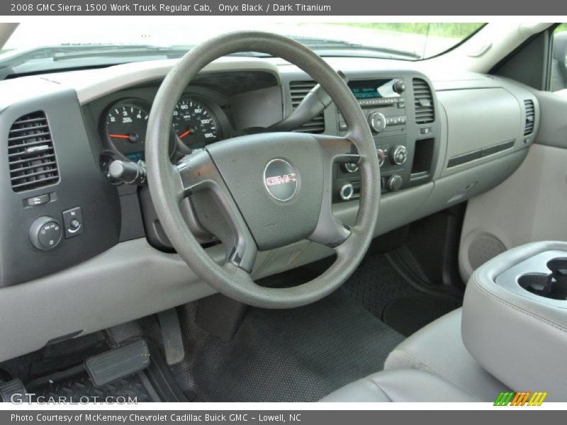 Onyx Black / Dark Titanium 2008 GMC Sierra 1500 Work Truck Regular Cab