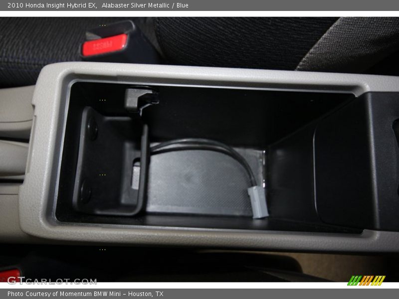 Alabaster Silver Metallic / Blue 2010 Honda Insight Hybrid EX