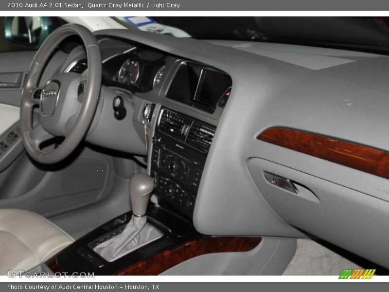 Quartz Gray Metallic / Light Gray 2010 Audi A4 2.0T Sedan