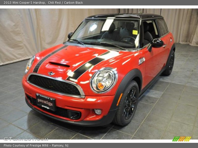 Chili Red / Carbon Black 2013 Mini Cooper S Hardtop