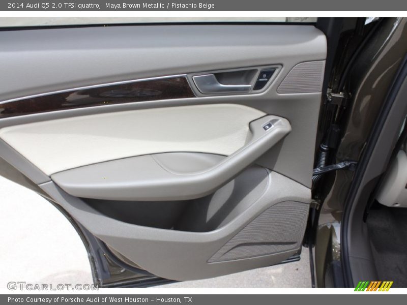 Maya Brown Metallic / Pistachio Beige 2014 Audi Q5 2.0 TFSI quattro