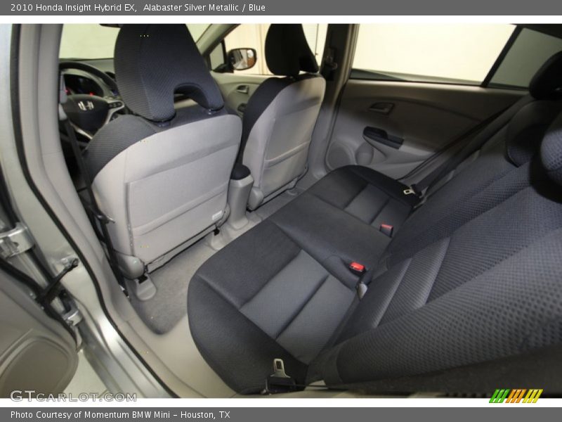 Alabaster Silver Metallic / Blue 2010 Honda Insight Hybrid EX