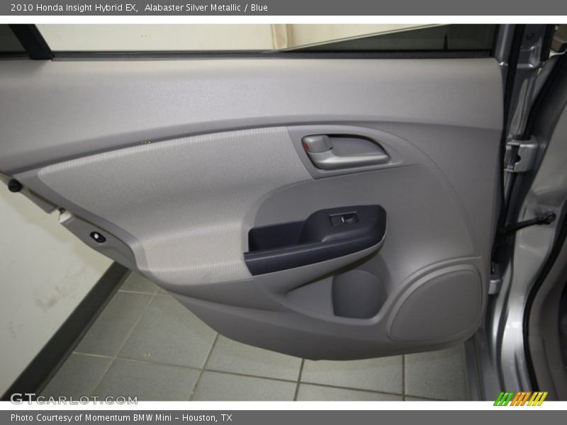 Alabaster Silver Metallic / Blue 2010 Honda Insight Hybrid EX