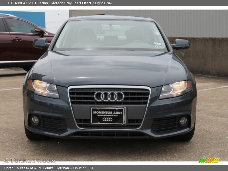 Meteor Gray Pearl Effect / Light Gray 2010 Audi A4 2.0T Sedan