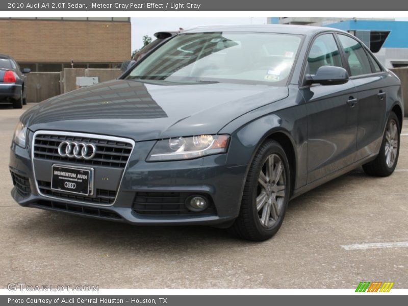Meteor Gray Pearl Effect / Light Gray 2010 Audi A4 2.0T Sedan