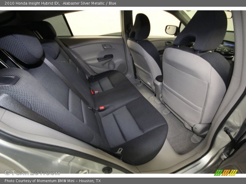 Alabaster Silver Metallic / Blue 2010 Honda Insight Hybrid EX
