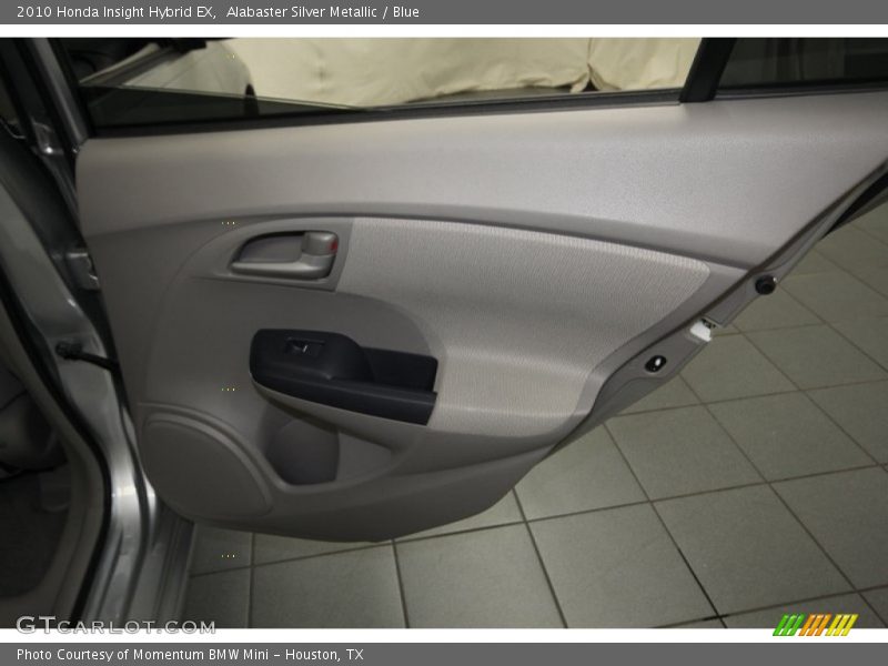 Alabaster Silver Metallic / Blue 2010 Honda Insight Hybrid EX