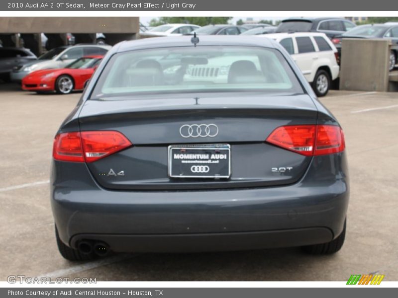 Meteor Gray Pearl Effect / Light Gray 2010 Audi A4 2.0T Sedan