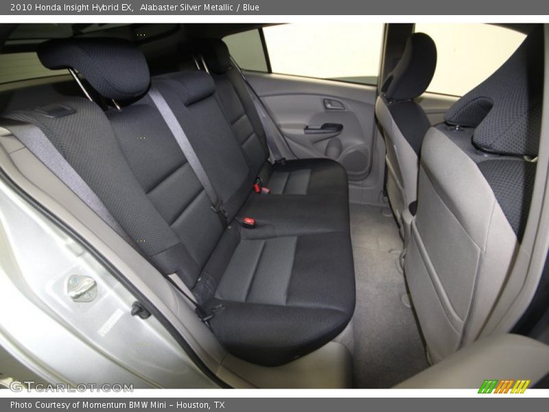 Alabaster Silver Metallic / Blue 2010 Honda Insight Hybrid EX