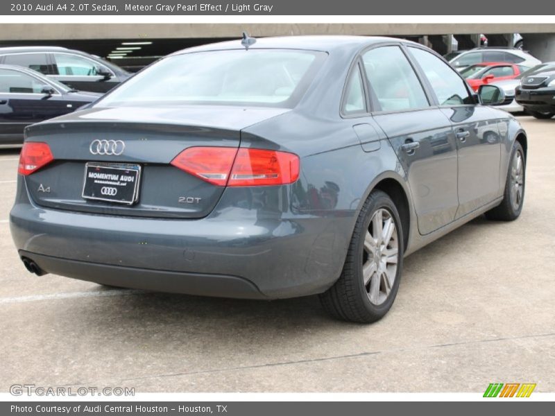Meteor Gray Pearl Effect / Light Gray 2010 Audi A4 2.0T Sedan
