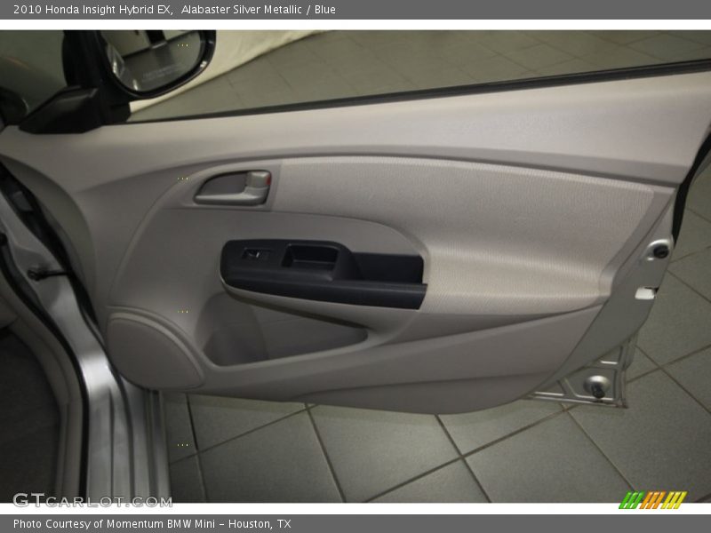 Alabaster Silver Metallic / Blue 2010 Honda Insight Hybrid EX