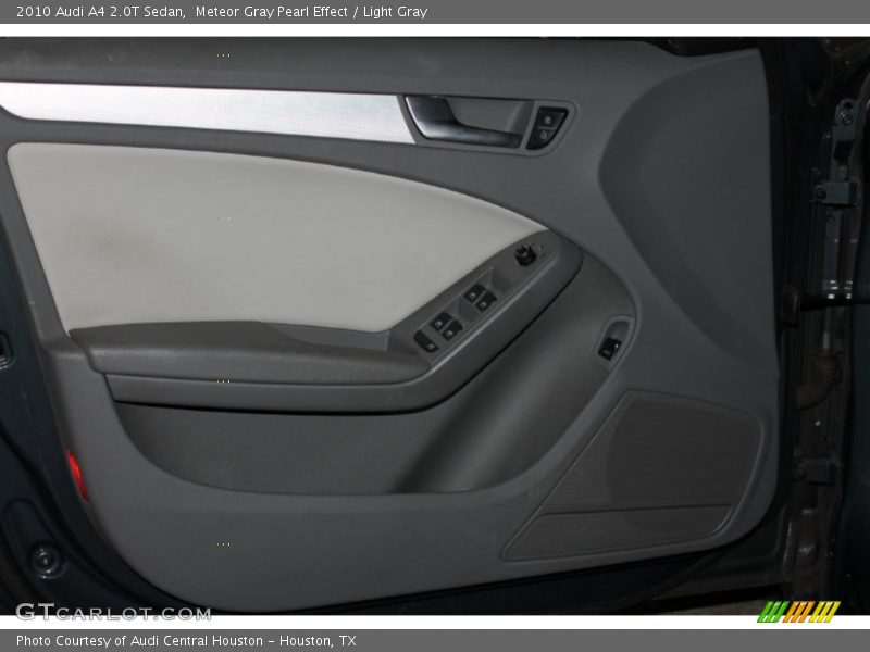 Meteor Gray Pearl Effect / Light Gray 2010 Audi A4 2.0T Sedan