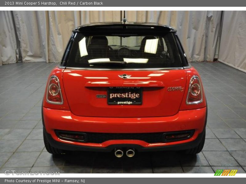 Chili Red / Carbon Black 2013 Mini Cooper S Hardtop