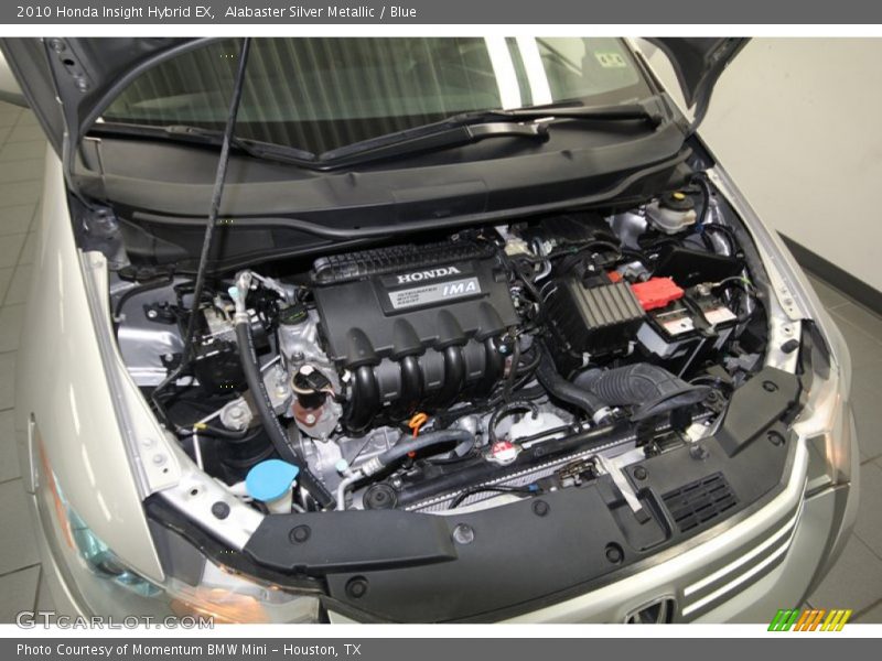 Alabaster Silver Metallic / Blue 2010 Honda Insight Hybrid EX